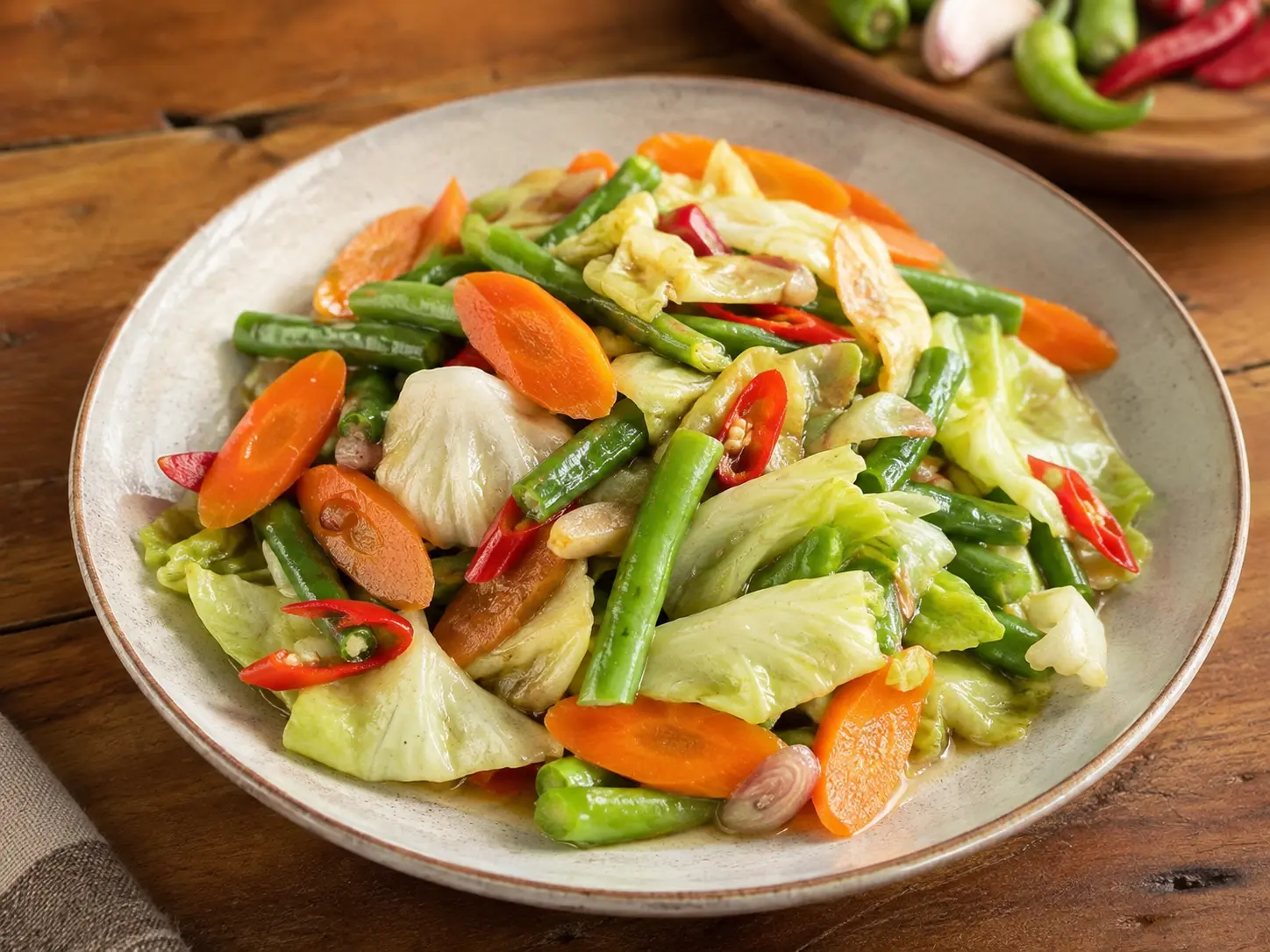 Sayur tumis segar
